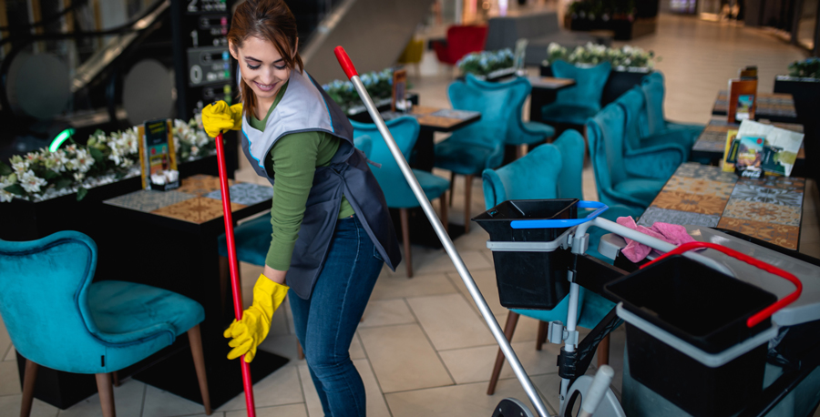 Hospital and medical facilities cleaning services.