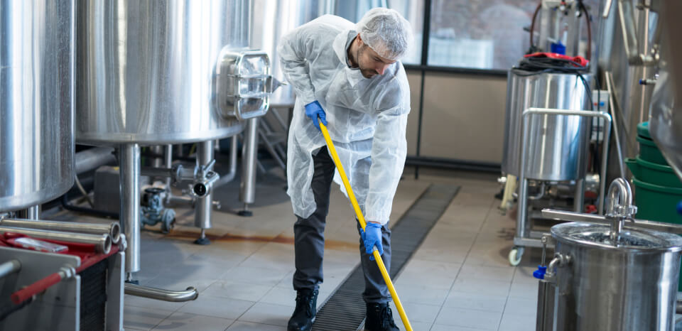 Manufacturing and industrial cleaning.