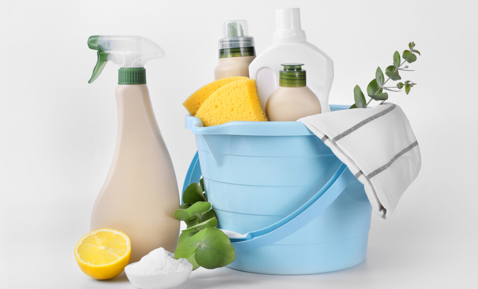 Eco-friendly cleaning services.