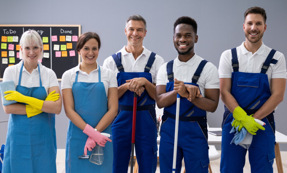 Well-trained cleaning teams.