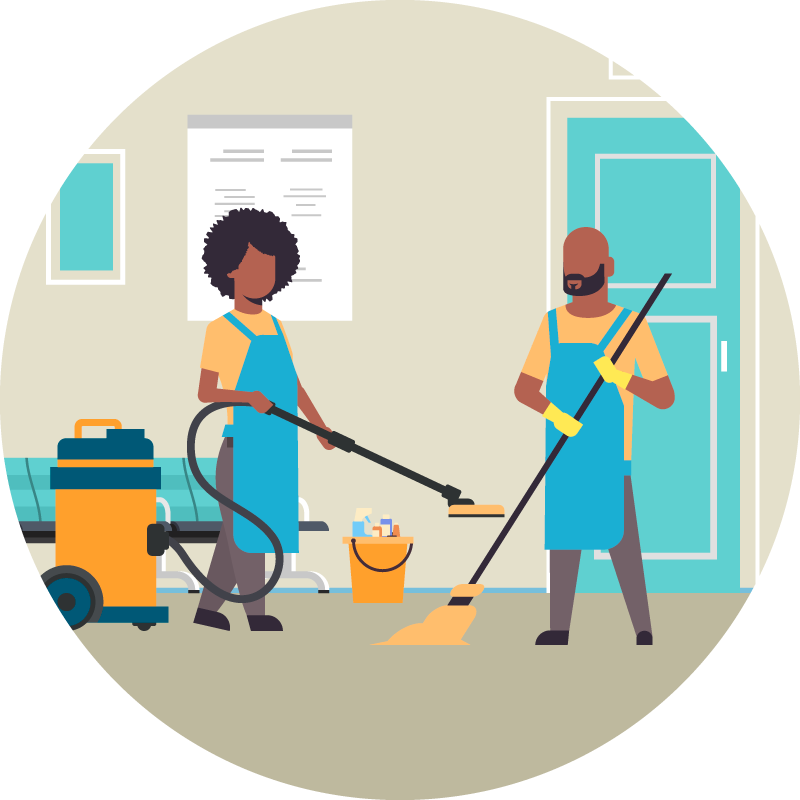 Types of businesses Martinez Cleaning services.